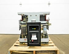 4000 Amp, General Electric, AKR-7F-100, low voltage power circuit breaker, RMS-9