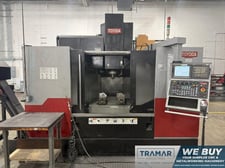 Toyoda #FV-1165, CNC vertical machining center, 51" x 25.6" table, Cat 50, geared spindle head, box ways