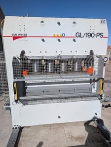Italpresse #GL/190-PS, hydraulic hot press, 500 ton est., 5-daylight, 75" x 51" platens, thermal oil heated