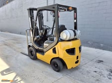 4000 lb. Komatsu #PGH-20, Forklift, 188" max. lift height, 42" fork length, 3 mast stages, 6,223 hours