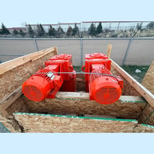 10 HP ProQuip #100GW14, Agitator/Mixer Drive, 13.58:1 ratio, 129 RPM, 460 Volt, 3PH, (4 available)