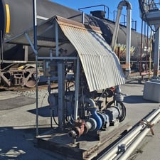 200 GPM @ 65' TDH, Goulds #3196, Centrifugal Transloader Pump, 4" suction x 3" discharge, 8.12" impeller