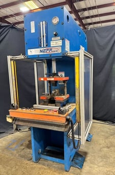 18.9 Ton, Neff #DF15-5HS, C-frame hydraulic press, 10" stroke, 24" daylight, 24" x 21" bed, 2006 (2 available)