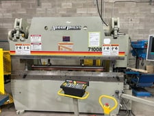 100 Ton, Accurpress #71008, 5-Axis CNC brake, 8' overall, 76" between housing, ETS 3000 Control updated 2026