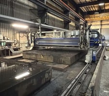Messer #Titan-MPC2014, oxy fuel cutting system, 88' rail length, (4) oxy fuel torches, 2012