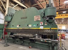 1000 Ton, Cincinnati #1000H Series, hydraulic press brake, 12" stroke, 1976