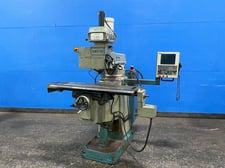 Dyna #EM3116, CNC vertical mill, 10" x 50" table, Dyna CNC controls, 220 V.