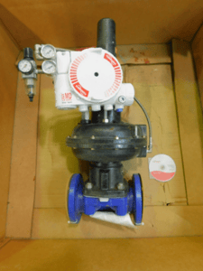 Saunders, 3" 150# Diaphragm Valve, Flowserve 3410 MD Logix 3400 Positioner, Unused