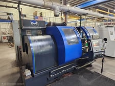 Milltronics #ML26/40, CNC Lathe, 27" swing, 40" machining length, 12" chuck, 4" bar, 24 HP, 1600 RPM