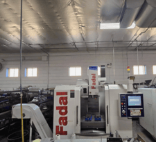 Fadal #VMC-2520R-II, CNC Vertical Machining Center, 25.5" X, 20" Y, 20" Z, 17.7" x 31.5" table, 15 HP, 10,000