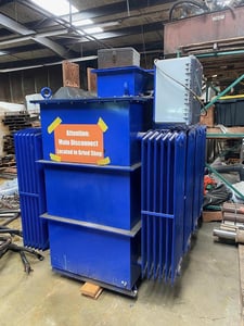 10000 Amp. 12 VDC, 480 VAC, Zinex Rectifier, 3-Phase, 160 KVA, oil-cooled SCR