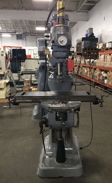 Bridgeport #Series-I, vertical mill, 9" x36" tbl., 2 HP head, R-8, Torque Rite power draw bar, AcuRite III