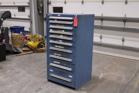 10 Drawer Vidmar, Storage Cabinet