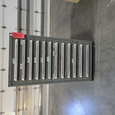12 Drawer Vidmar, Storage Cabinet, 30-1/2" x 29-1/2" x 60-1/2"