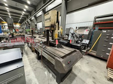 18" x 22" Marvel #Mark-II, Vertical Tilt Frame Band Saw, 24" x 33" work area, 14' 6" x 1" x 0.035" blade, 21"