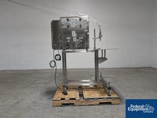 Filamatic #DAB-32-4, Piston Filler, (2) Fill Heads with Pumps, Stainless Steel, on stand, 220 V.