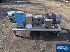 3888 psi, Waukesha #U130, Positive Displacement Rotary Lobe Pump, Stainless Steel, 15 HP, 2021