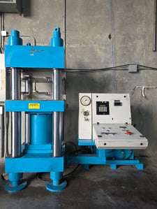 500 Ton, Hyseco, 4-Post Compression / Embossing Hydraulic Press, 6" stroke