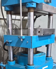 100 Ton, PHI, Hydraulic Molding and laminating press, 4 -post upstroke type press