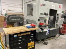 Haas #UMC-500, CNC horizontal machining center, 30+1 automatic tool changer, 24" X, 16" Y, 16" Z, 8100 RPM