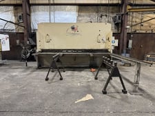 3/8" x 12' Standard Industrial #AS375-12, hydraulic shear, Cybellec CybTouch 6 Control, blade gap adjustment