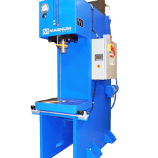 45 Ton, Magnum #MCF45A, gap frame hydraulic press, 12" stroke, 24" daylight, 12" throat, 24" x 20" bolster