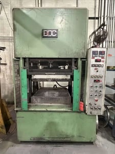 300 Ton, BDC, compression molding press, electric heated platens, 400°F, 30" x 30" platen