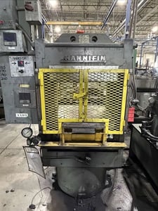 300 Ton, Hannifin, compression molding press, electric heated platens, 350°F, 24" x 24" platen