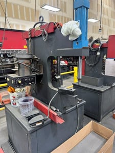 6 Ton, Haeger #618-1H, hardware insertion press, 18" throat, 8" stroke, 1999