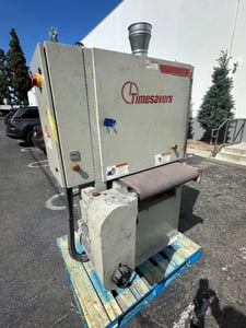 25" x 60" Timesavers #6025MT, belt graining/grinding machine, 15-40 FPM, 10 HP