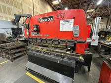 88 Ton, Amada #RG-80S, CNC press brake, 6.7'OA, 59.9" between housing, 3.9" stroke, 15.7" throat, 10.67" Shut