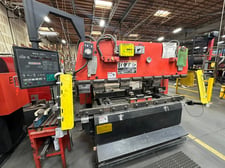 55 Ton, Amada #RG-50, CNC press brake, 6.8'OA, 59.8" between housing, 3.9" stroke, 15.75" throat, 14.57"