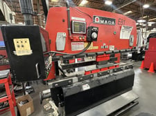 88 Ton, Amada #RG-80S, CNC press brake, 6.7'OA, 59.9" between housing, 3.9" stroke, 10.67" Shut Height, 15.7"