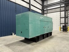 500 KW Cummins #DFEK, diesel generator set, 480 Volts, 3-phase, 316 hours, 1800 RPM, QSX15-G9 engine, EPA