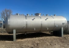 5000 gallon Rule Steel, Stainless steel pressure tank, 85 PSI @ 150 F., 76" diameter x 240" long
