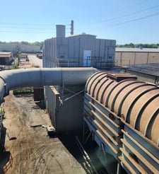 125,000 cfm ETA Engineering (2) 6015 x 120 Baghouse Dust Collector