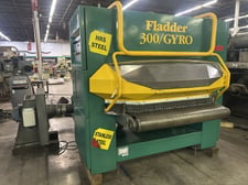 Fladder #300/Gyro-1300VAC, automatic deburring & finishing machine, 6 counter-rotating conicalm spindles, 33