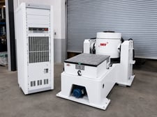 12 KIP IMV Corporation #I260/SA7M, vibration system shaker with SA7M power amplifier & slip table, 54kN