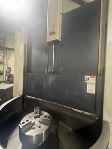 21.6" Youji #CY-550H+APC, CNC Vertical Boring Mill, 29.5" swing, 19.1" work height, 29 HP, 4,000 RPM, Fanuc
