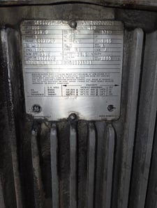 300 HP 1790 RPM General Electric, Frame L449VP20, 1.15 service factor, TEFC, VSS, vertical solid shaft, 460