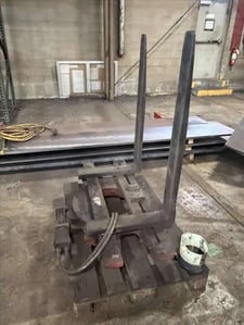 Nissan, forklift flipper attachment