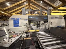 26" x 26" Indotech #ITM-650LMGA, automatic horizontal band saw, 323" x 2.1" band, 65-330 FPM, 2024