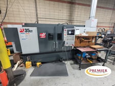 Haas #ST-35LY, multi-axis CNC turning center, 20.5" swing, 20.5" swing over cross slide, 4" bar, Samchuly 12"