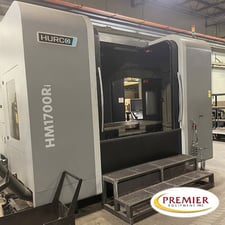Hurco #HM1700Ri, 4-Axis CNC horizontal machining center, Max 5 dual screen Control, 66.9" X, 47.2" Y, 35.4"