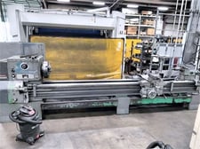28" x 144" LeBlond, engine lathe, 16" 4-jaw chuck, variable speed, tailstock, chip tray, 46 V., 3-phase