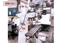 Bridgeport #Series-1, vertical mill, 9" x42" tbl., 4200 RPM, R-8, 2 HP, r-8, Mitutoyo 2 Axis digital read