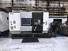 Okuma #LT3000EX-2MY, CNC lathe, 21.7" swing, 47.2" centers, 2.7" bar, twin spindle, Y-axis, 30 HP, OSP-P300L