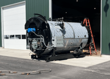 250 HP Cleaver-Brooks #CB-200-250, steam boiler, updated ctrl, 150 psi, 1994