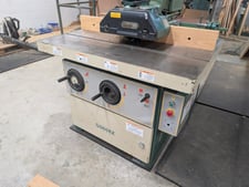 Grizzly #G0608X, Extreme series shaper and feeder, 1-1/4" Spindle, 14" Min. Workpiece Length
