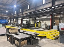 Komatsu #Twister-TFPV, CNC bevel head plasma cutting system, 10' x 58', Komatsu 300A plasma, dust collector